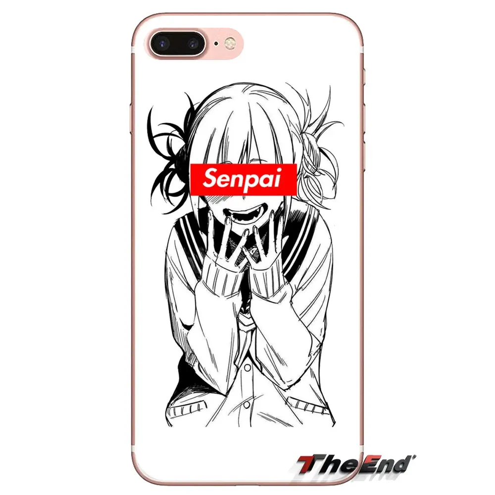 DNZ Anime senpai Waifu Soft Transparent Shell Covers For iPod Touch Apple iPhone 4 4S 5 5S SE 5C 6 6S 7 8 X XR XS Plus MAX |