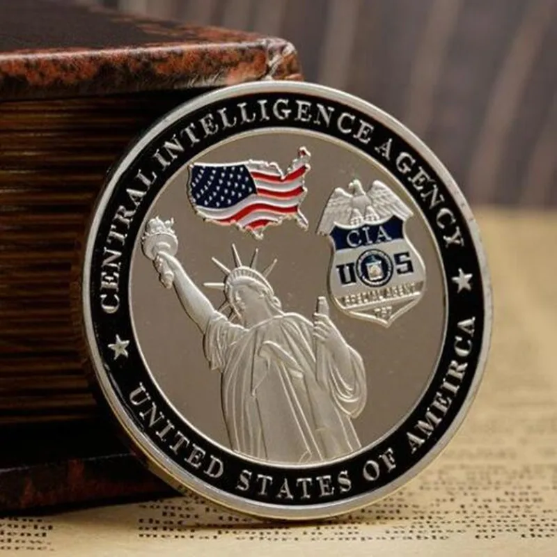100 Pcs Silent warriors coins freedom Star Spangled bald eagle badge silver plated 40 mm souvenir collectibel decoration coin | Дом и сад