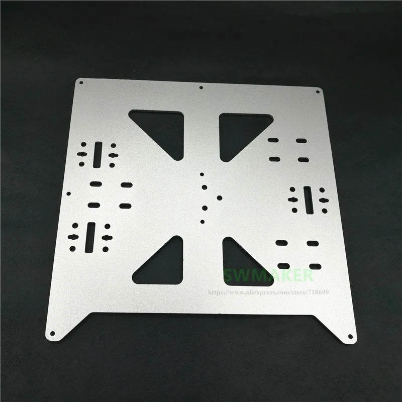 

Reprap Prusa i3/Anycubic MEGA i3 anodized Aluminium alloy heated bed support Y carriage tray 3D printer parts