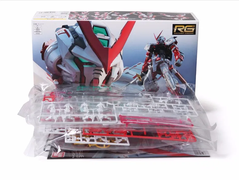 Аниме bandai мобильный Костюм Япония RG 1/144 Gundam сбивается с пути красная рамка MBF-P02 модель Собранный робот фигурка gunpla горячие детские игрушки
