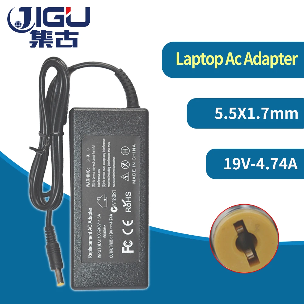 Замена 19V 4.74A 5 5*1 7 мм 90 Вт для ноутбука Acer Aspire 3020 5020 5610 BL50 5750 5536 5236 8200 ноутбук AC