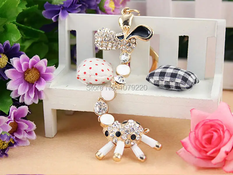 Брелок в виде жирафа с кристаллами|gift bag wholesale|gift bags combag etc |