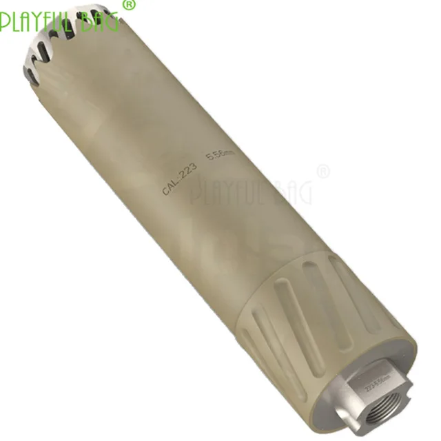 Спорт на открытом воздухе тактический конкурс cs Хобби DIY аксессуары BD556 jinming9 14 мм Обратный зуб глушитель гель мяч пистолет MD2