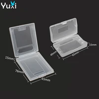 yuxi 10pcs plastic game card case game cartridge cases boxes for nintendo gameboy advance color for gba gbc gbp