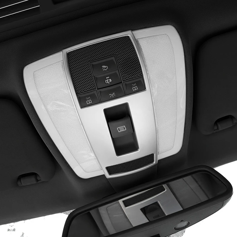 Стайлинг автомобиля внутренсветильник передняя лампа для чтения рамка Крышка