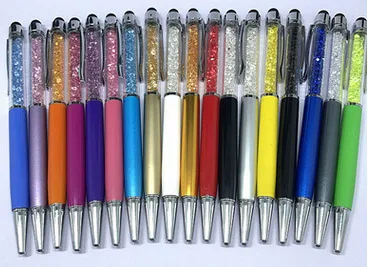 Универсальная Хрустальная ручка ULIFART сенсорный стилус 2 в 1 шариковая для