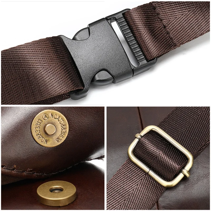 Сумка на пояс WESTAL мужская из натуральной кожи забавная сумочка повседневный