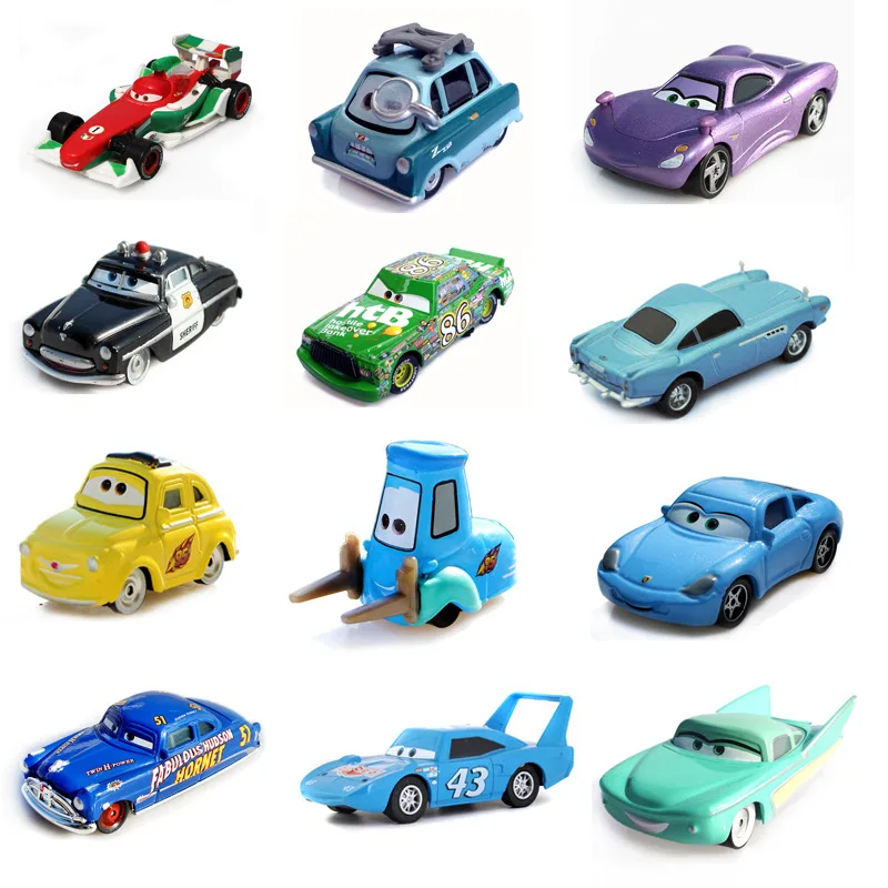 Металлические машинки Disney Pixar Тачки 2 игрушки цыпленок Хикс молния Маккуин король