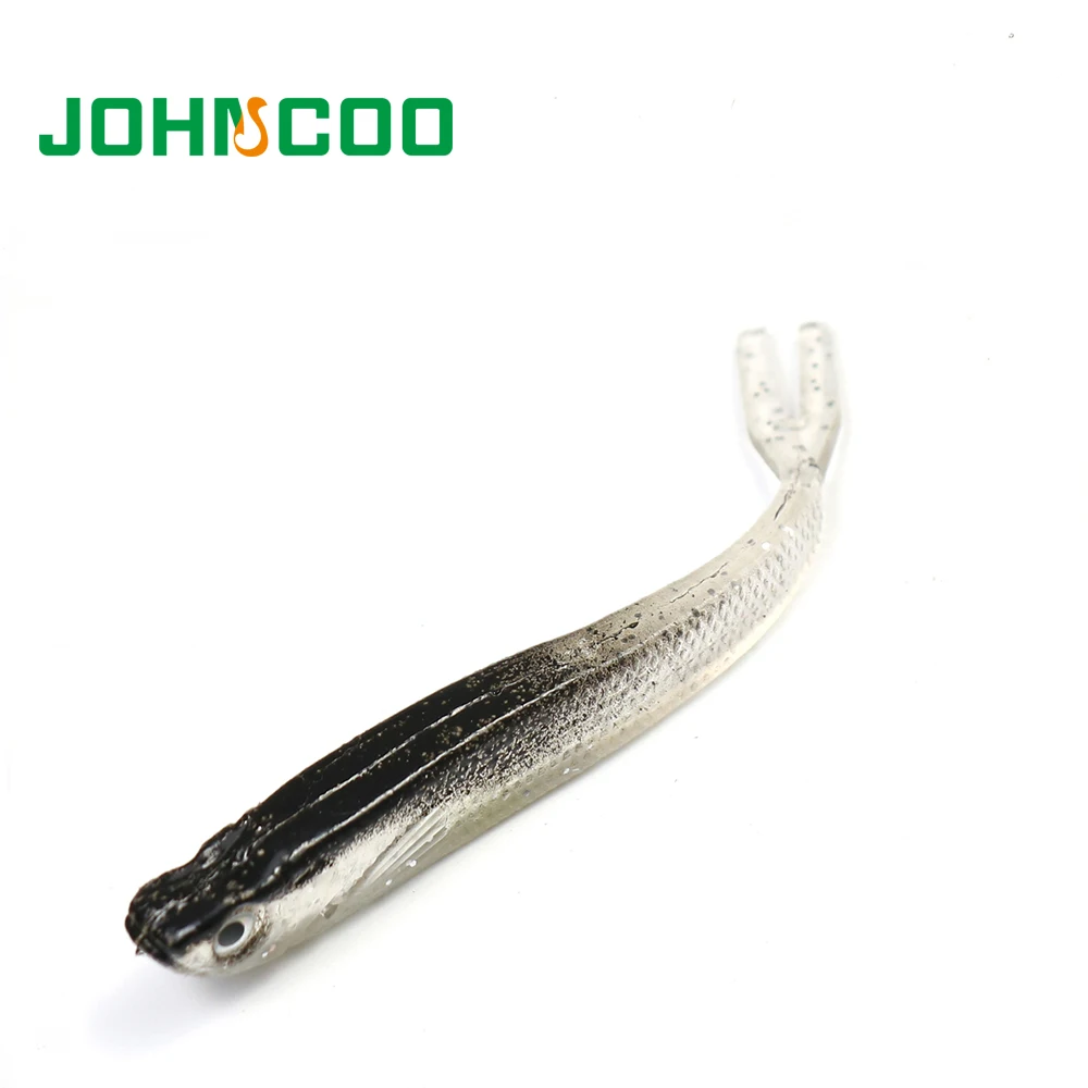 JOHNCOO Мягкая приманка 10 шт. 75 мм 2 г для рыбалки на сельдь червячная плавания джиг
