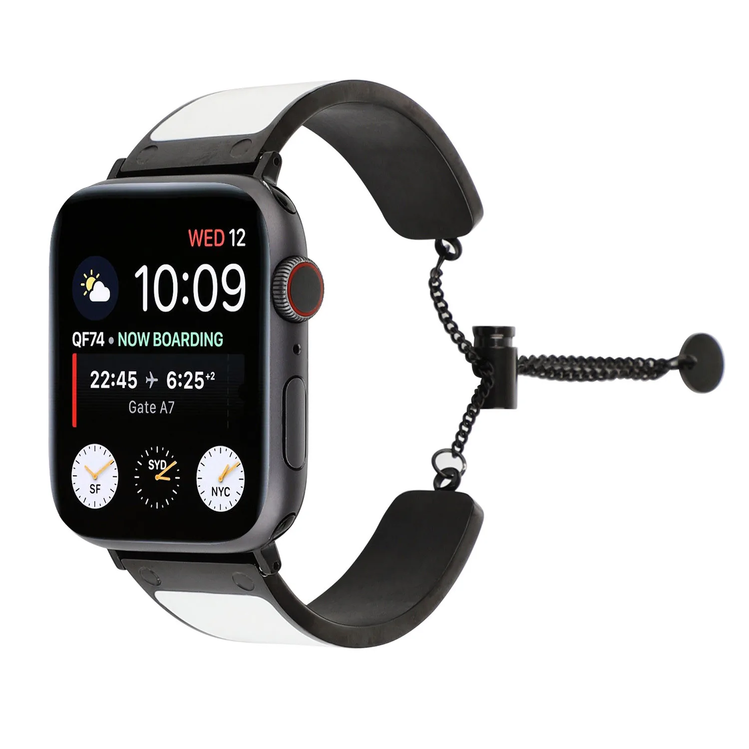 Ремешок для часов из нержавеющей стали Apple Watch Band 40/44 мм 38/42 цветной сменный