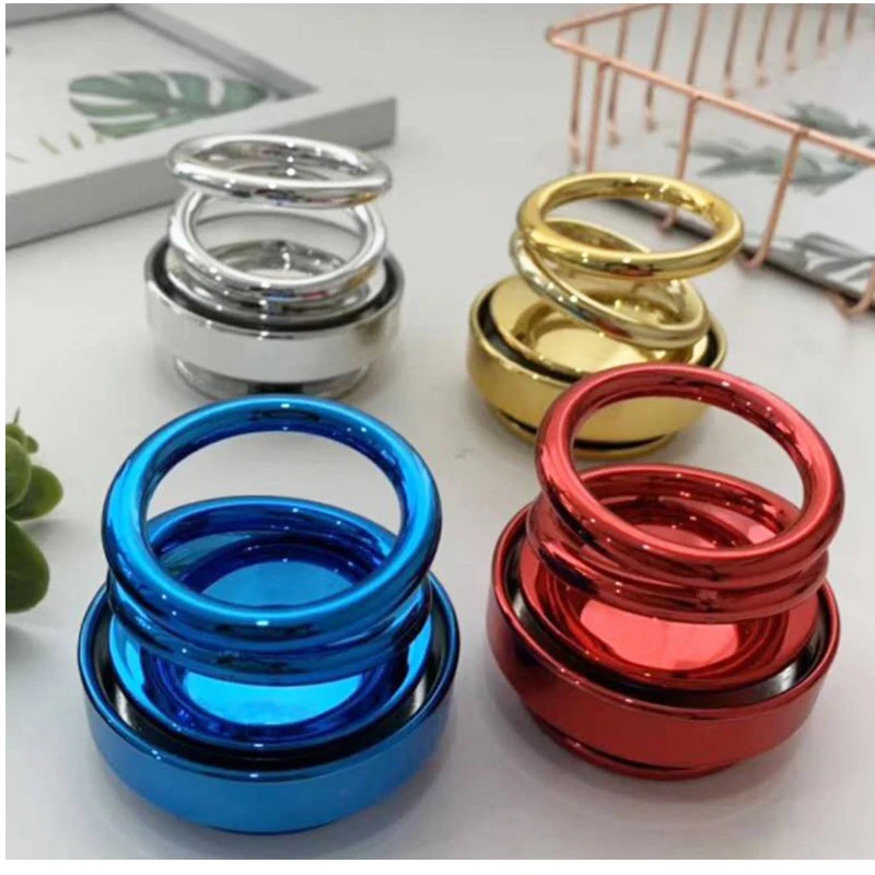 Car Air Freshener Mini Smell Double-ring Rotating Ambientador Parfum Voiture Automotive Auto Accessories | Автомобили и мотоциклы