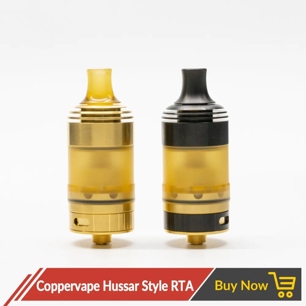 Вулканический Coppervape гусар стиль RTA распылитель 3 мл ёмкость регулируемый поток
