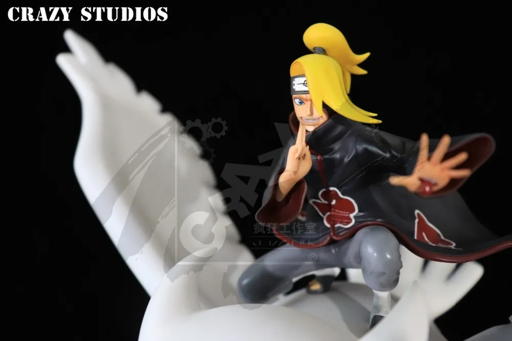 Модели вентиляторов в наличии crazy студийное 40 см высота NARUTO Deidara GK смолы статуя