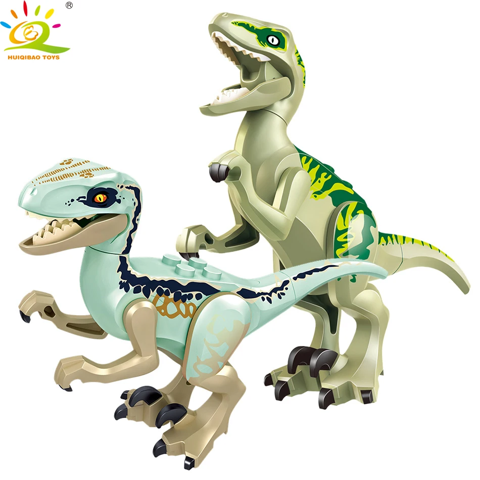 8pcs/set Jurassic World Figures Tyrannosaurus Rex Carnotaurus Interbreed Dinosaur Park Building Blocks bricks toys for children | Игрушки и