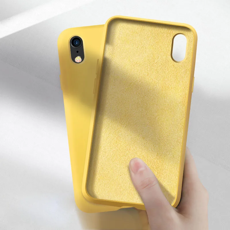 Yellow Жидкий силиконовый тонкий чехол для huawei P Smart плюс Y5 Y6 Y7 Y9 Nova3 3i 4 P30 P10 P20 Коврики 20 Lite Honor 20 Pro 8X10 10i 9 - Цвет: Yellow