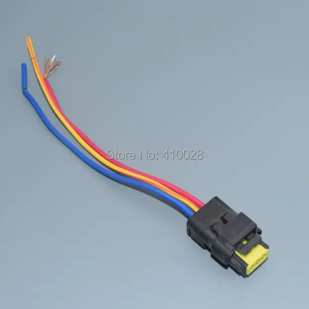 

shhworldsea 4pin Auto Gas Accessories Socket Flute Pressure Sensor Plug connector 15369055