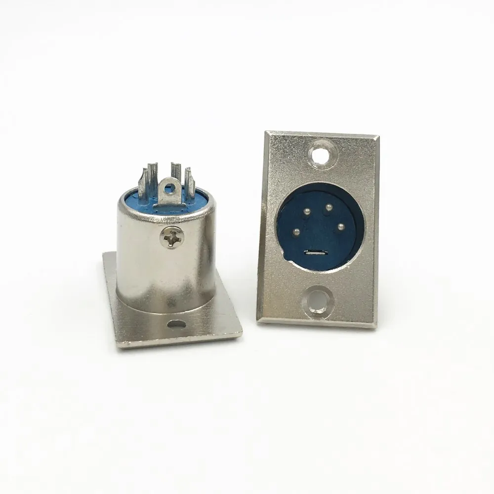 8 шт. металлические коннекторы XLR 3 4 5 Pin папа|Соединители| |