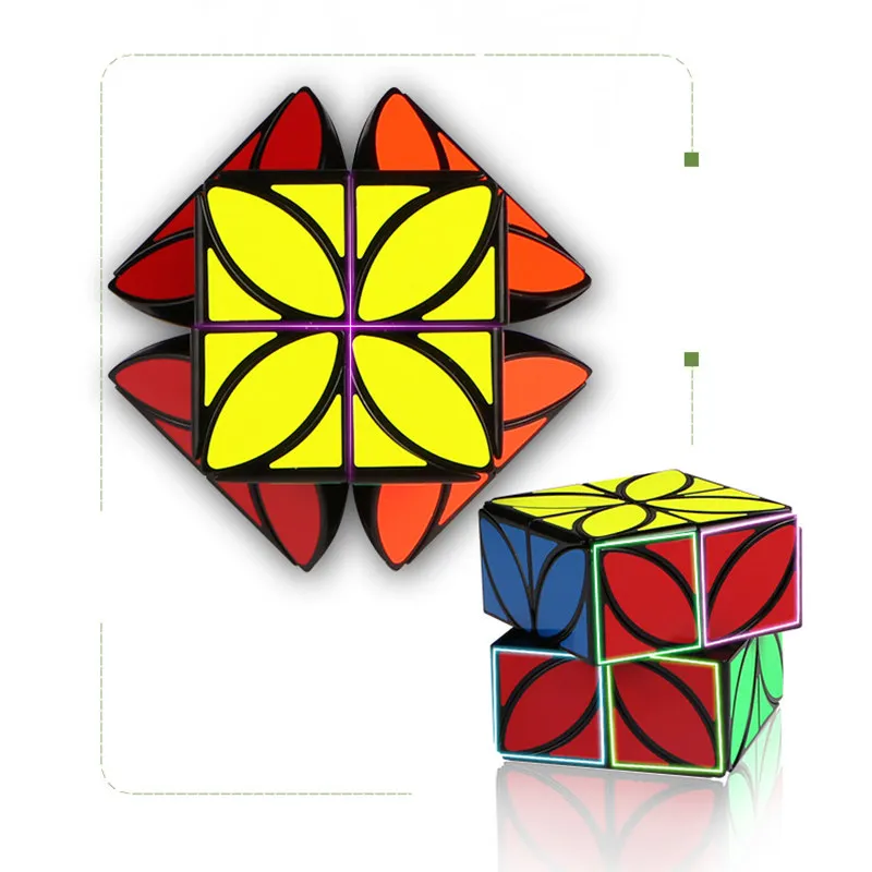 QiYi Mofangge кубик рубик Clover 3x3x3 магический куб плюс версия странная форма магический куб Qiyi Cube Puzzle твист Кубики Игрушки для детей кубик рубика