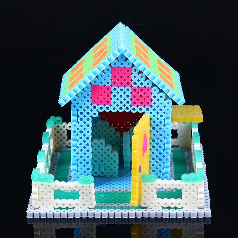 1000 шт. 5 мм Hama/игрушка из бисера Perler Kids Fun Craft DIY Handmaking Fuse Bead многоцветные творческие