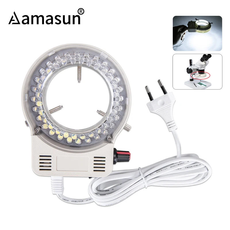 Светодиодный кольцевой светильник с регулируемым микроскопом 4 5 Вт 100 в 240