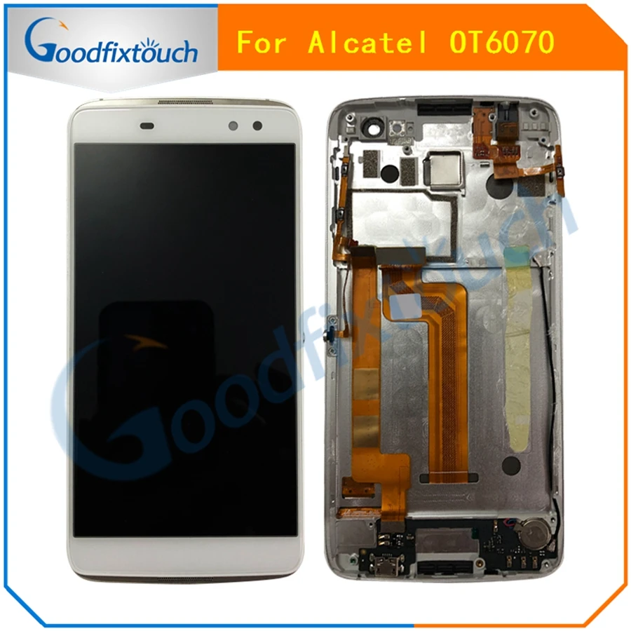 ЖК дисплей для Alcatel vodafone idol 4S OT6070 6070k 6070y 6070 с сенсорным экраном и дигитайзером в