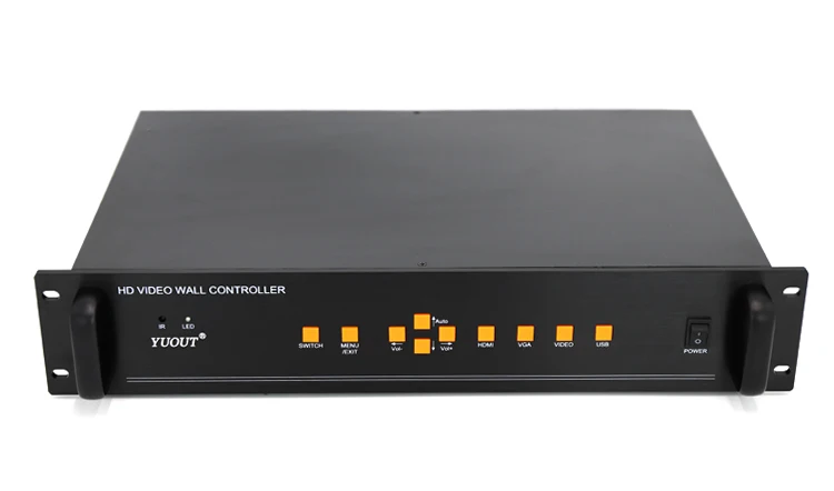 YUOUT YD VD14 HDMI видеоконтроллер Настенный 3x3 2x2 14 каналов HDMI/VGA/AV видеопроцессор