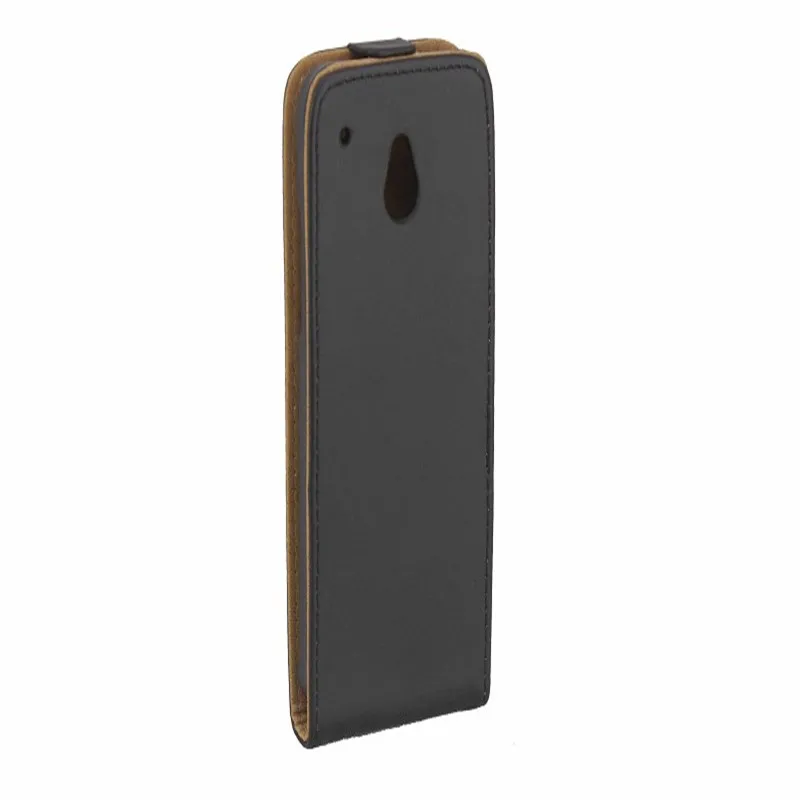 Вертикальный флип-чехол из искусственной кожи чехлы для HTC ONE MINI M4 601E чехол ТПУ