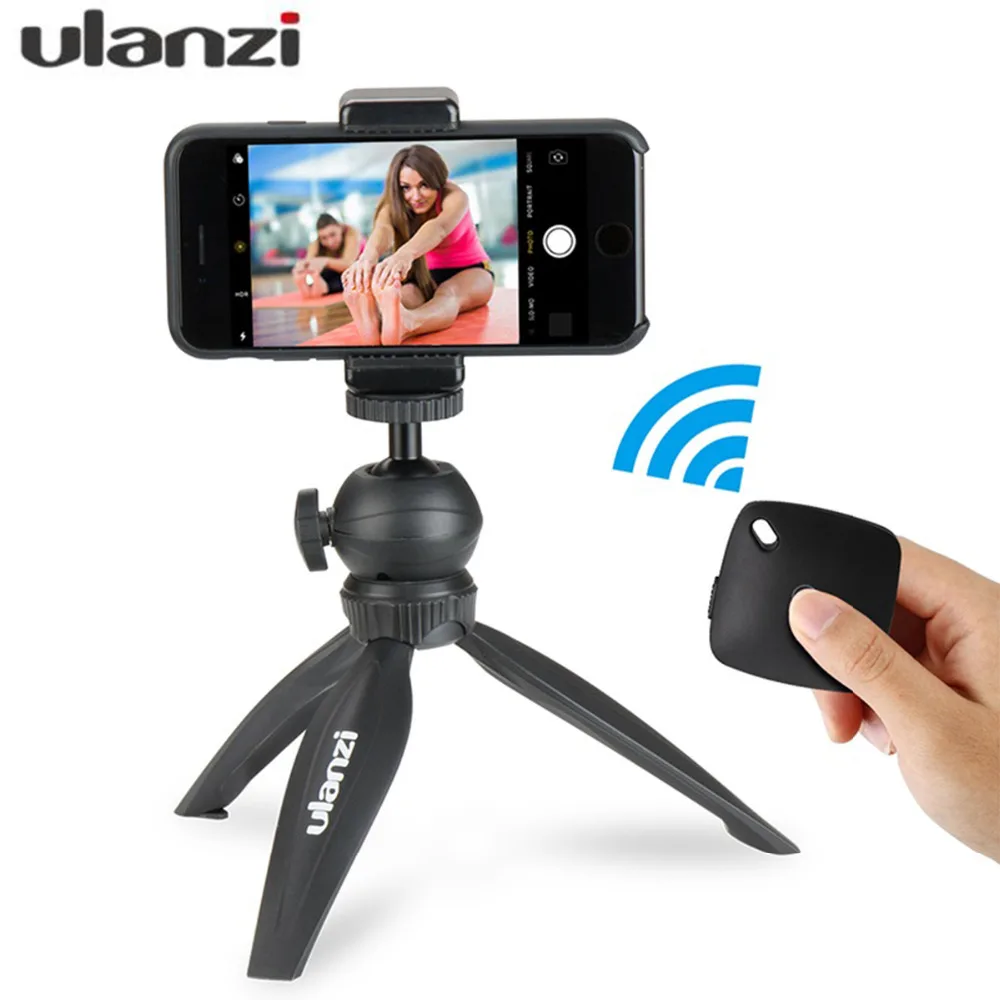 Мини штатив Ulanzi для смартфона настольный Трипод iPhone X Samsung iPad планшета Nikon Canon GoPro