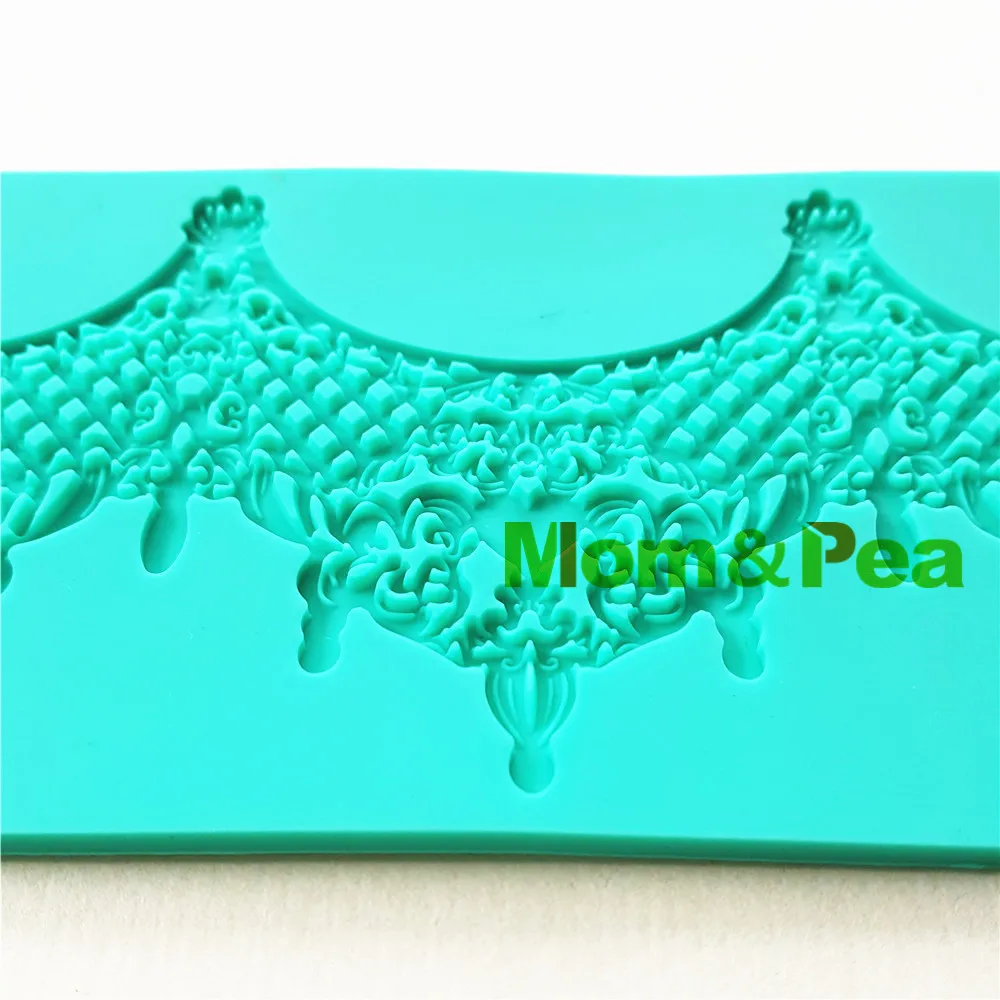 Силиконовая кружевная форма Mom & Pea GX158 бесплатная доставка большой размер