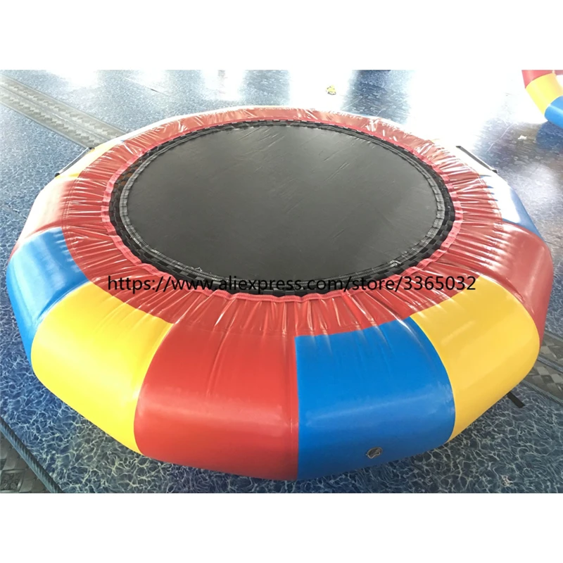 Купить Надувной водный морской батут на заказ, плавающий батут для отдыха на воде, надувные игры, распродажа водного Батута