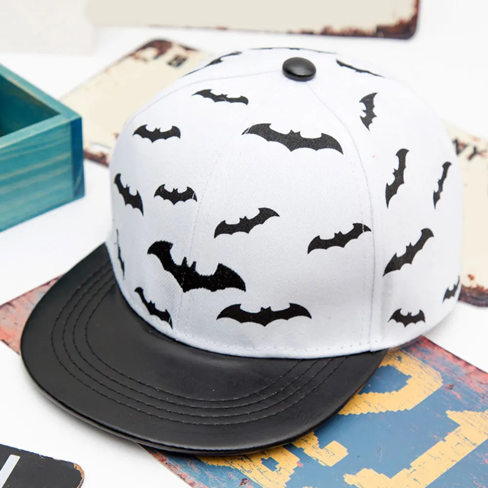 Бейсболка для мальчиков и девочек бейсболка с принтом летучей мыши на лето осень