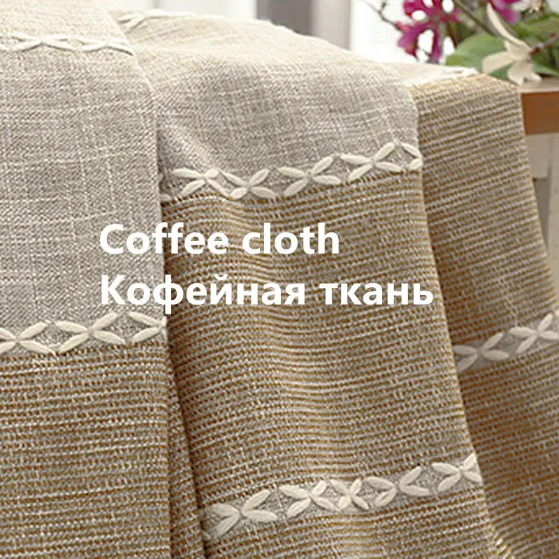 Серый утеплитель окна для спальни кофе жаккард Толстый Искусственный Лен шторы для гостиной современные шторы ткань AP262-30 - Цвет: Шоколад