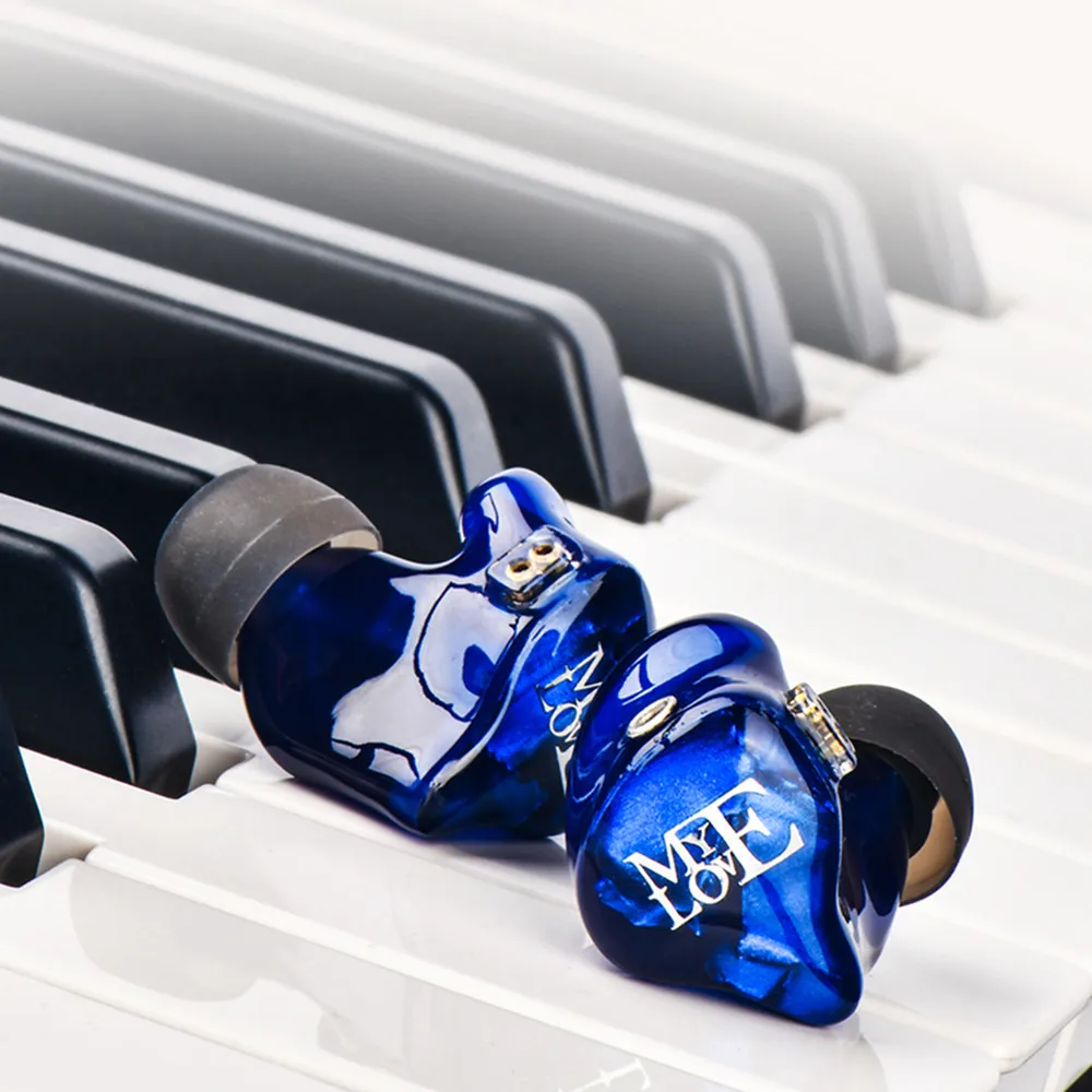 Наушники-вкладыши TFZ MY LOVE III Hi-Fi с монитором графеновые двойные подвижные круглые