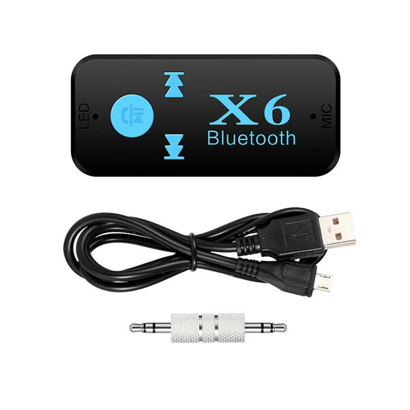 1 шт. X6 USB Беспроводной Bluetooth Music Receiver Аудио Поддержка TF Card Reader приемник автомобиля