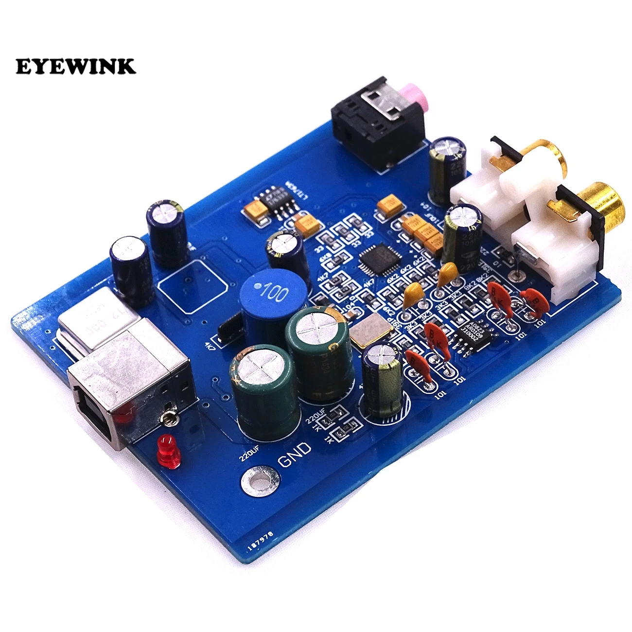 HIFI ES9018K2M SA9023 USB DAC декодер плата внешняя звуковая карта поддержка 24 бит 92k|card