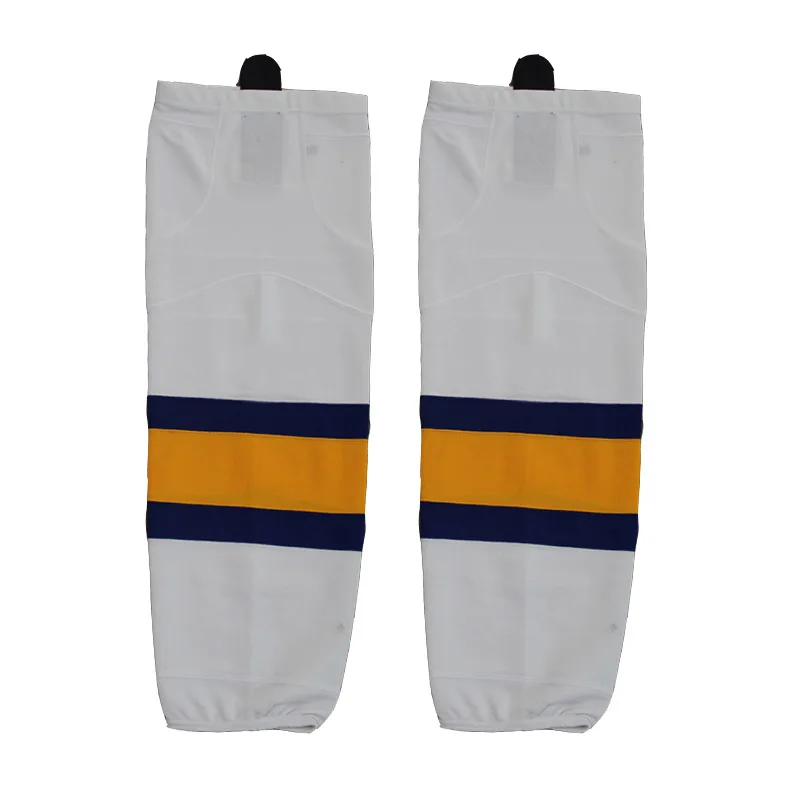 

COLDINDOOR 100% Polyester white Ice Hockey Socks Cheap Shin Guards W009