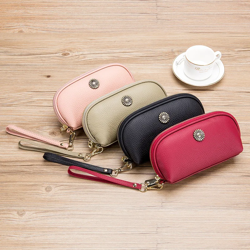 Moxi клатч кошельки Для женщин из натуральной кожи Женский Длинный кошелек сладкий наручные женские розовые