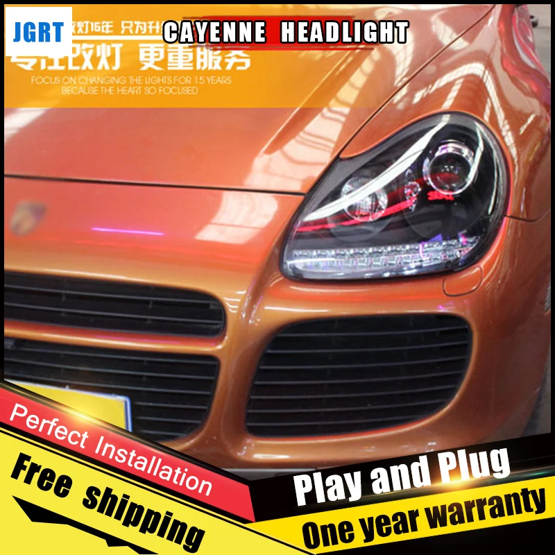 JGRT автомобильные стисветодиодный ные фары для Porsche Cayenne 2004-2006 светодиодный
