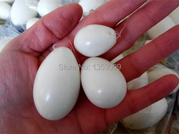 Бесплатная доставка Указан/3 верхней пробурено белый цвет нефритовые яйца йони