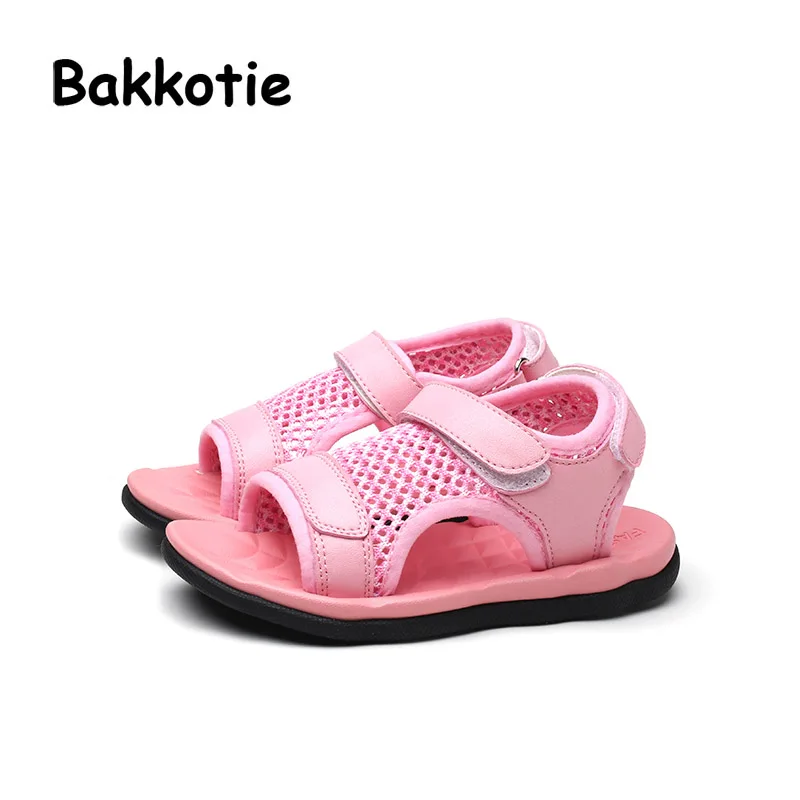 Bakkotie 2017 Новая Мода Летний Ребенок Мальчик Сандалии Черный Малыш Комфорт Бренд