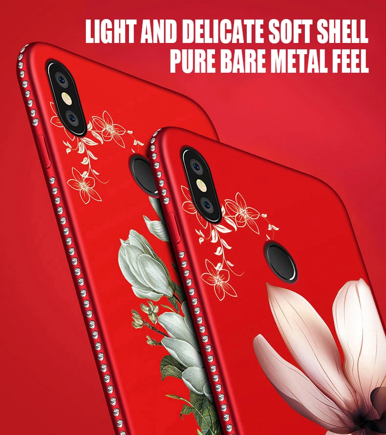 Роскошный блестящий чехол для телефона Xiao mi Red mi 6 6A 5 Plus S2 5A Note 5 6 Pro 4X4 mi 8 A2 lite 6X A1 5X Pocophone F1