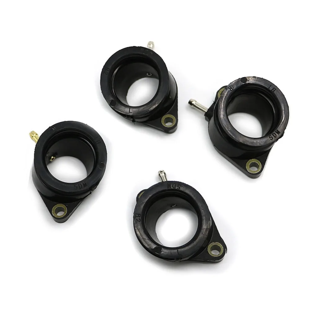 4 шт. карбюратор для мотоцикла Yamaha FZS600 FAZER FZS 600 1998 2003 впускного коллектора черные