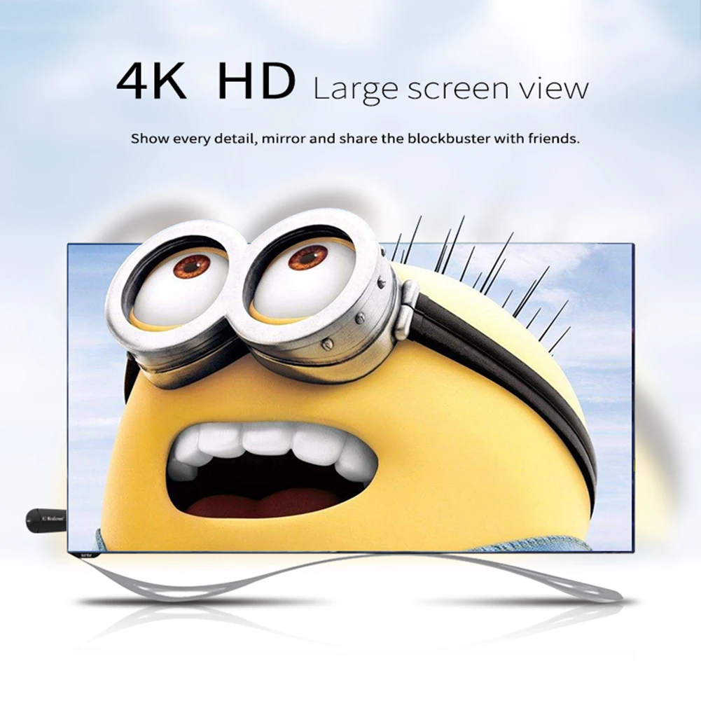 MiraScreen 2,4G/5G WiFi дисплей ключ беспроводной HDMI приемник адаптер ТВ-палка двухъядерный двухдиапазонный декодер Прямая поставка
