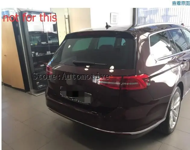2 шт./компл. подходит для для VOLKSWAGEN PASSAT B8 4 двери внешний задний бампер Защитная Накладка порога крышка люка