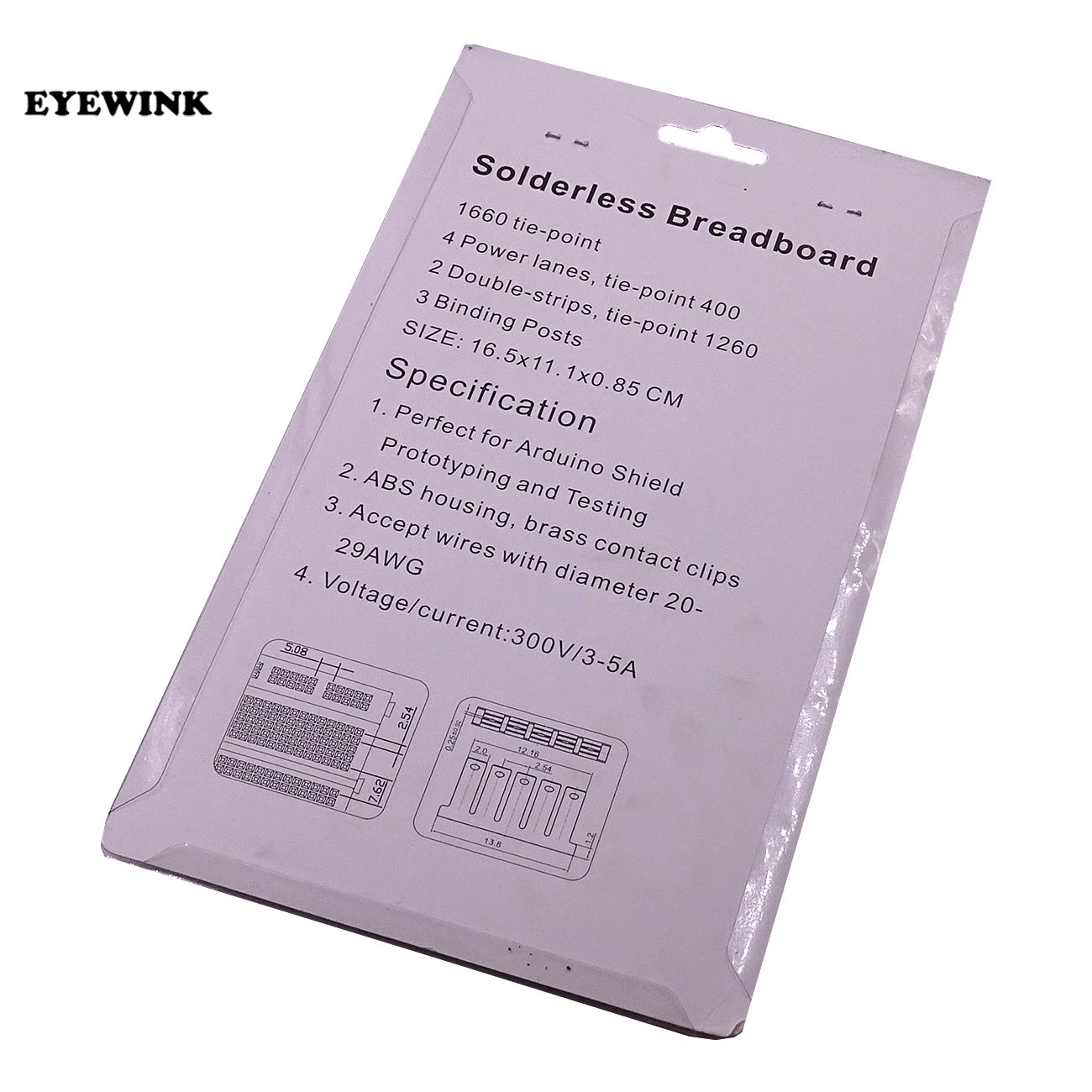Solderless Breadboard Protoboard 4 Bus Test Circuit Board Tie-point 1660 ZY-204 | Электронные компоненты и