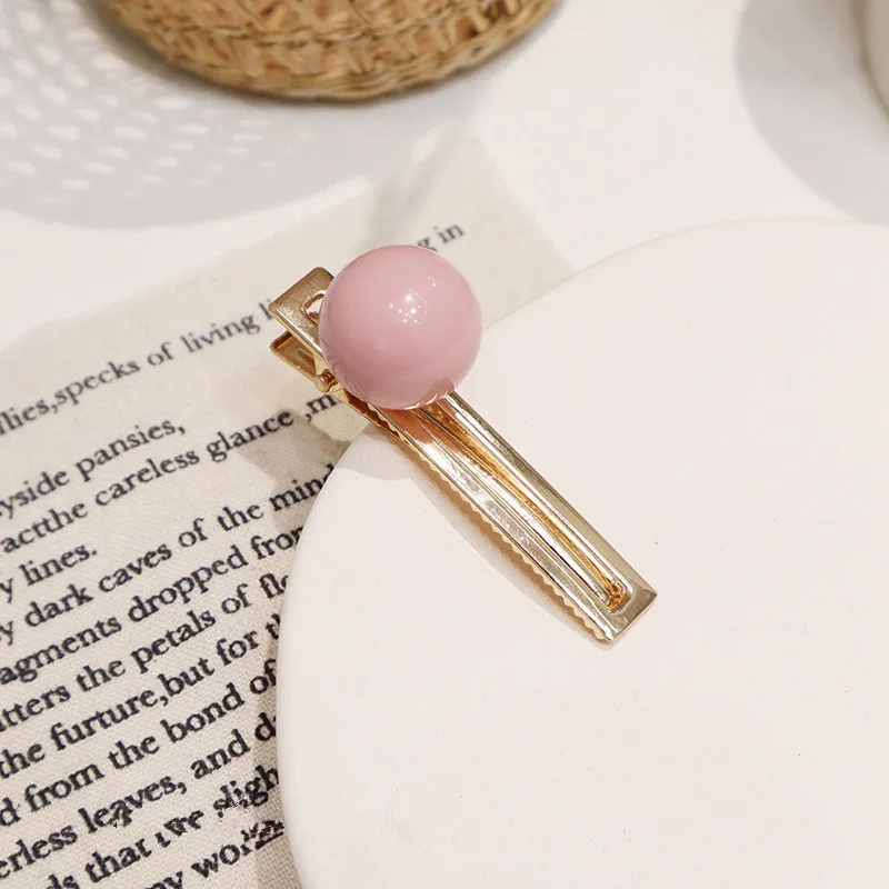 Модные заколки для волос яркие цвета аксессуары женщин акриловые корейский