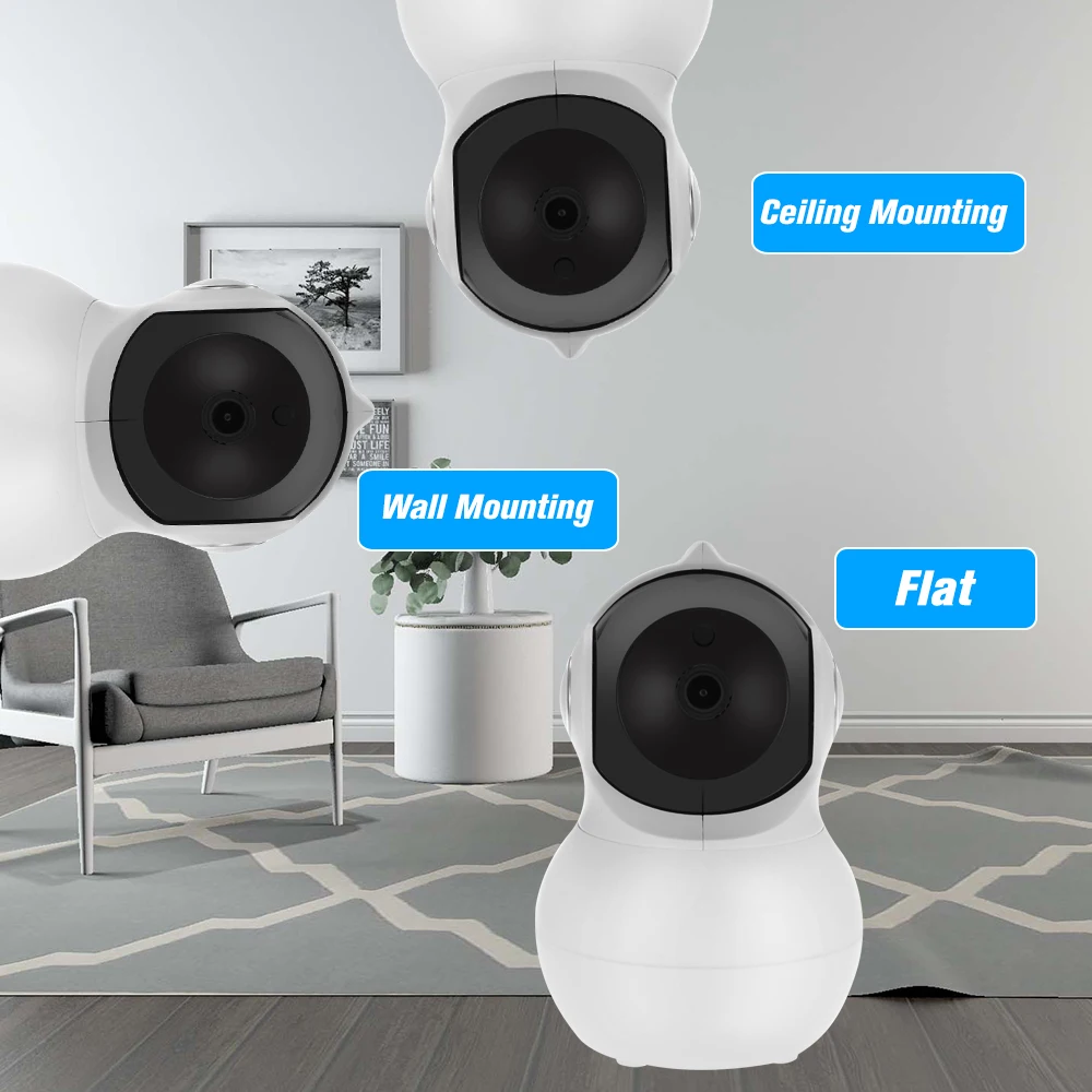 IP Camera Wireless 1080P CCTV Surveillance Home Security Wifi 2 Way Audio Night Vision Baby Monitor Indoor 2MP | Безопасность и
