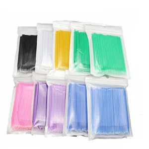 500 шт Профессиональная микро щетка микроблейдинг аксессуары для чистки бровей для перманентного макияжа