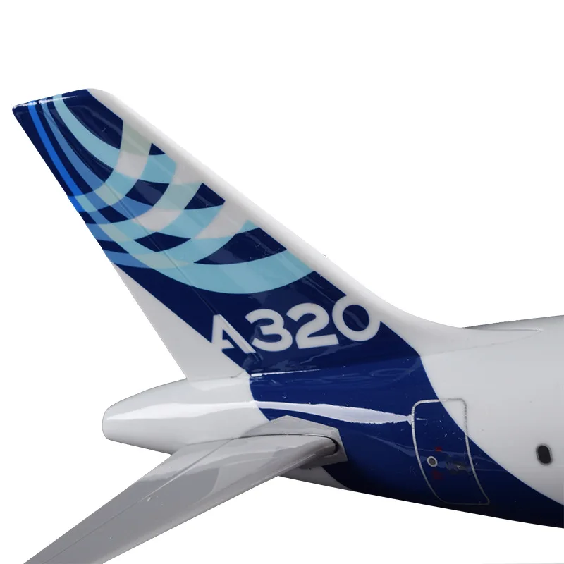 37 см Прототип Aero модель A320 оригинальная Смола самолет Модель авиация Airbus