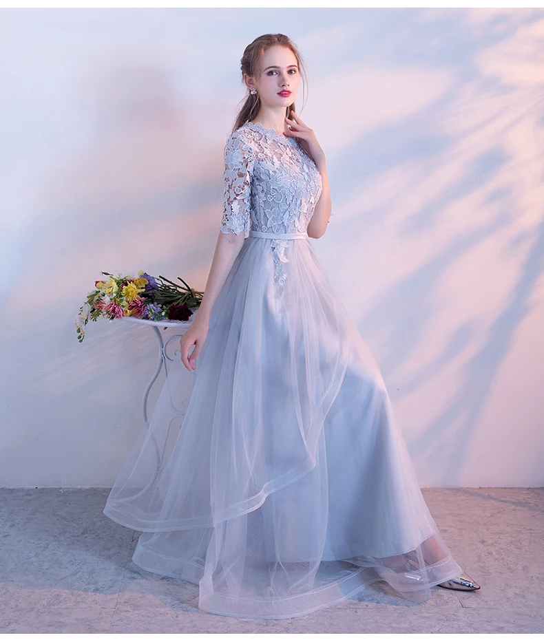 Lace evening dress longo 2019 graduation crystal decoration Prom party robe de soiree | Свадьбы и торжества